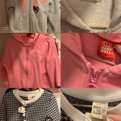 キッズ女の子服(100~120)と帽子の画像