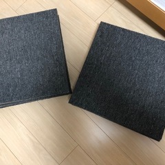 アイリスオーヤマ タイルカーペット チャコール 50x50cm ...