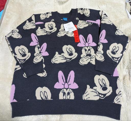 【新品】ミッキー＆ミニー・セーター