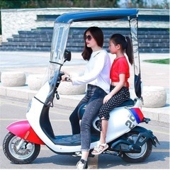 バイク用　後付け　サンバイザー　ルーフ