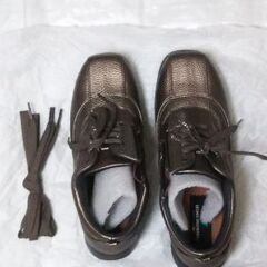 〈新品&未使用〉24.5と22.5の合成皮革の靴