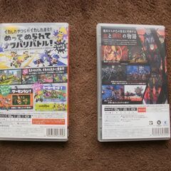 任天堂Switch用のゲームソフト2点セットの画像