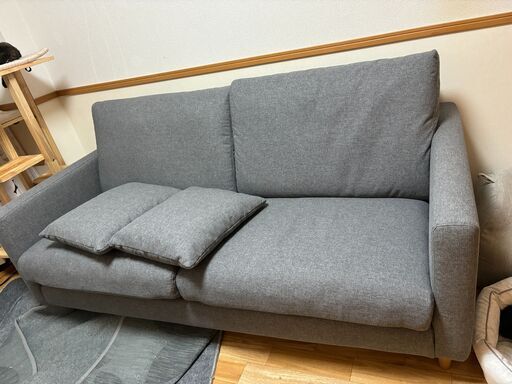 送料込み75,000円◆ニトリＮシールド ３人掛けソファ◆ほぼ新品◆原価11万