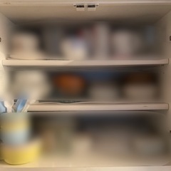ニトリ　食器棚　レンジ台の画像