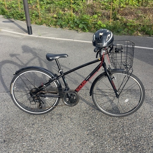 ヘルメット付きブリヂストン[BRIDGESTONE]  シュライン24インチ 子供用 自転車