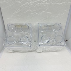 【2個セット】クリアブロック 貯金箱の画像