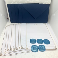 【決まりました】💝レターセット ゴッホ 便箋 手紙 ワックスシール