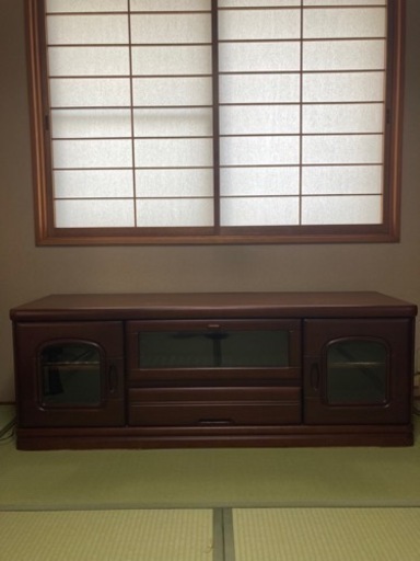 (高級)天然木アイボリーテレビボード