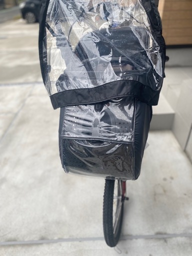 ヤマハ製　PAS Kiss mini un SP 子ども乗せ電動自転車！雨の日のレインカバー付き☔️