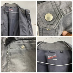 【ビッグサイズ6L】寅壱 防寒ブルゾン 2150‐129／77.スミグレー　の画像