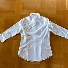 新品 レディース ７号 カッターシャツ ワイシャツ 白の画像