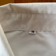 新品 レディース ７号 カッターシャツ ワイシャツ 白の画像