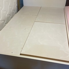 ニトリ　セミダブル　ベッド　引き出し付き