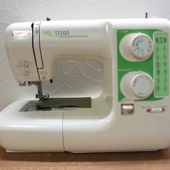 【受け渡し者様が決まりました】JANOMEミシン D200の画像
