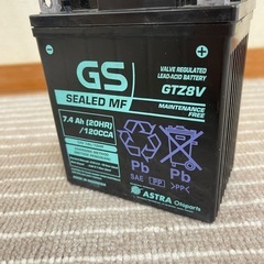 GS シールドMFバッテリー 充電済み GTZ8V 12v