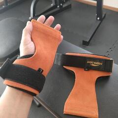 牛革製パワーグリップ   