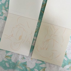 MinnieMouseミニーマウス&Donald Duckドナルドダックメモ帳の画像