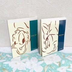 MinnieMouseミニーマウス&Donald Duckドナルドダックメモ帳の画像
