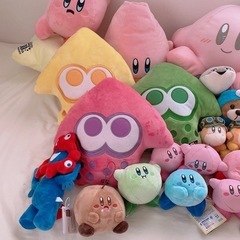 カービィ　スライム　スプラトゥーン　ぬいぐるみの画像