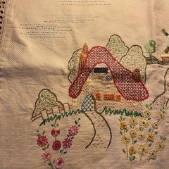 刺繍のかべかけの画像