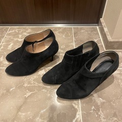 スウェード　ショートブーツ　の画像