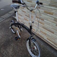 中古自転車 3段変速 16インチ 折り畳み 軽整備済み 防犯登録対応 町田市 相模原市 MM467の画像