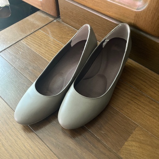 MUJI グレーパンプス　24.5cm size