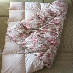 羽毛布団　大きめの画像
