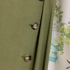 ロングスカート(オリーブグリーン)の画像