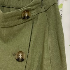 ロングスカート(オリーブグリーン)の画像