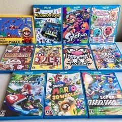 【取引成立】中古wiiU本体　ソフト38本セット　周辺機器多数　超お得！マリオ系多数あり！の画像