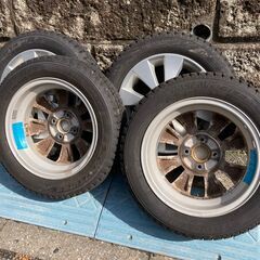  【受渡予定】軽用スタッドレスタイヤ&ホイール【中古】の画像