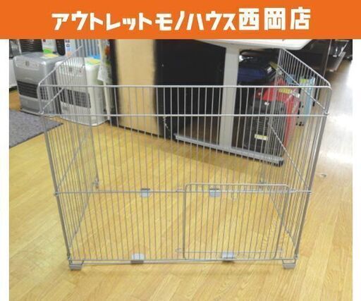 ストーブガード 幅85×高71㎝ 三方式 ストーブ柵 セーフティーガード 赤ちゃんガード 西岡店
