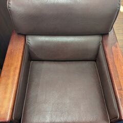 カリモク　1掛けソファー　④の画像