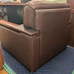 カリモク　1掛けソファー　④の画像