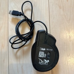 エレコム USB ゲーミングマウス 【DUX】 有線 10ボタン 2400dpi ハードウェアマクロ対応 M-DUX30BK ジャンクの画像