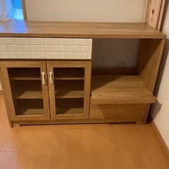 キッチンカウンター欧米風可愛い収納１２月末まで　の画像