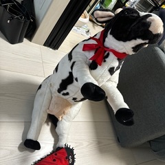 ウシ　置物　椅子の画像