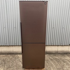 中古品 2016年製 SHARP シャープ SJ-PD27B-T 冷凍冷蔵庫 プラズマクラスター消臭 抗菌 右開き 省エネ キッチン 大容量 一人 二人暮らし 動作確認済