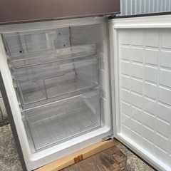 中古品 2016年製 SHARP シャープ SJ-PD27B-T 冷凍冷蔵庫 プラズマクラスター消臭 抗菌 右開き 省エネ キッチン 大容量 一人 二人暮らし 動作確認済の画像