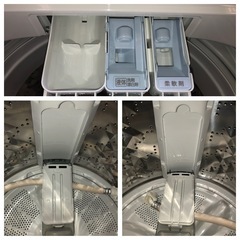 天)2022年製！Panasonic 全自動電気洗濯機　NA-SJFA808の画像