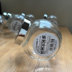 【新品未使用】可愛いミニガラス保存瓶6個の画像