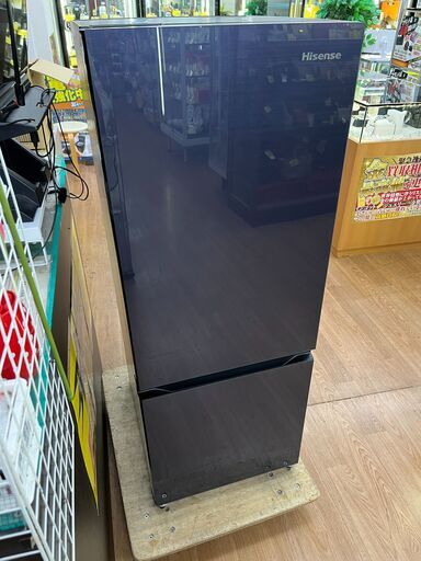 ☆ジモティー割引有☆　ハイセンス/２ドア冷蔵庫/HR-G16E2NA/162L/2022