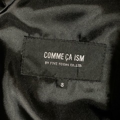 クリーニング済みCOMME CA ISMのコートの画像
