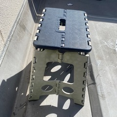 【無料】折りたたみ椅子　プラスチックの画像