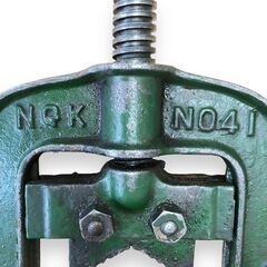 24Y708 ジ2 NGK パイプバイス NO.41 万力 パイプ 固定 切断 配管 工具 中古品の画像