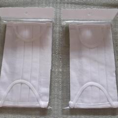 【新品未使用】洗える布マスク2枚の画像