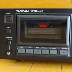 ＴＡＳＣＡＭ　業務仕様３ヘッドオートリバースデッキ　１１２ＲＭＫⅡ  美品　動作安定　簡易整備済みの画像