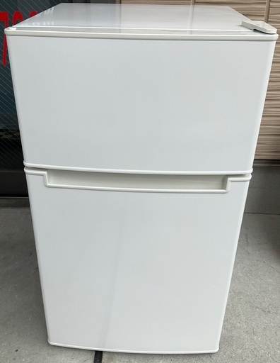 【RKGRE-401】特価！TAG label/85L 2ドア冷凍冷蔵庫/AT-RF85B/中古品/2020年製/当社より近隣無料配達！