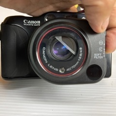 s1019602 動作未確認 Canon キャノン Autoboy TELE QUARTZDATE フィルムカメラ 昭和 カメラ 撮影 レトロ コンパクトフィルムカメラ 中古品の画像